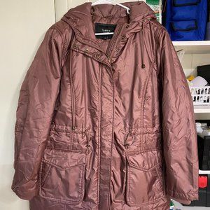 Torrid Size 1 Puffer Mauve Pink Puffer Winter Jacket